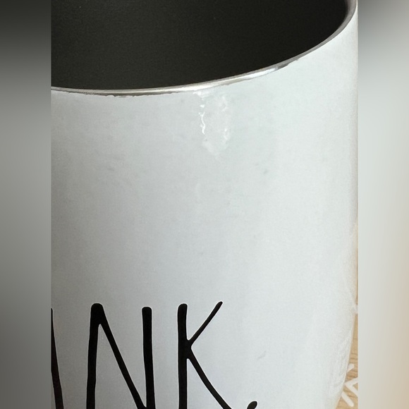 Rae Dunn Stainless Steel Wine Tumbler “Drink” with plastic lid. - Picture 5 of 8